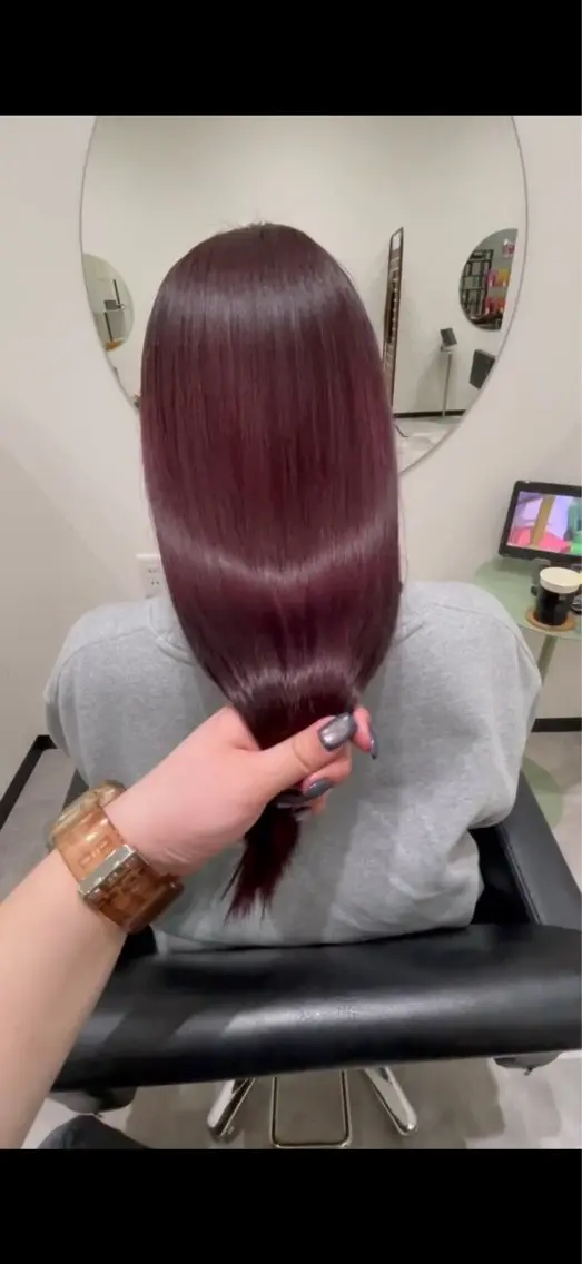 ロング 髪質改善 カット 縮毛矯正 ‘elua STYLE LABのヘアスタイル