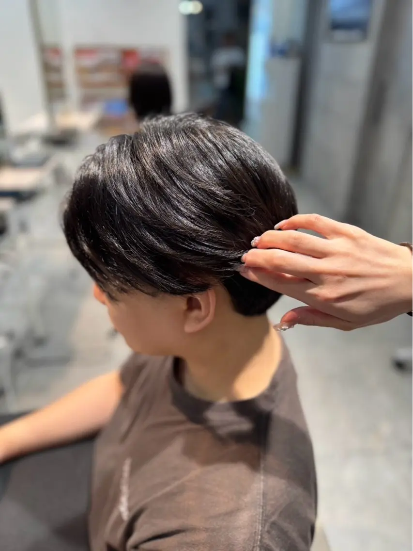 パーマ メンズ ✨️縮毛矯正✨️長嶋 美春のヘアスタイル