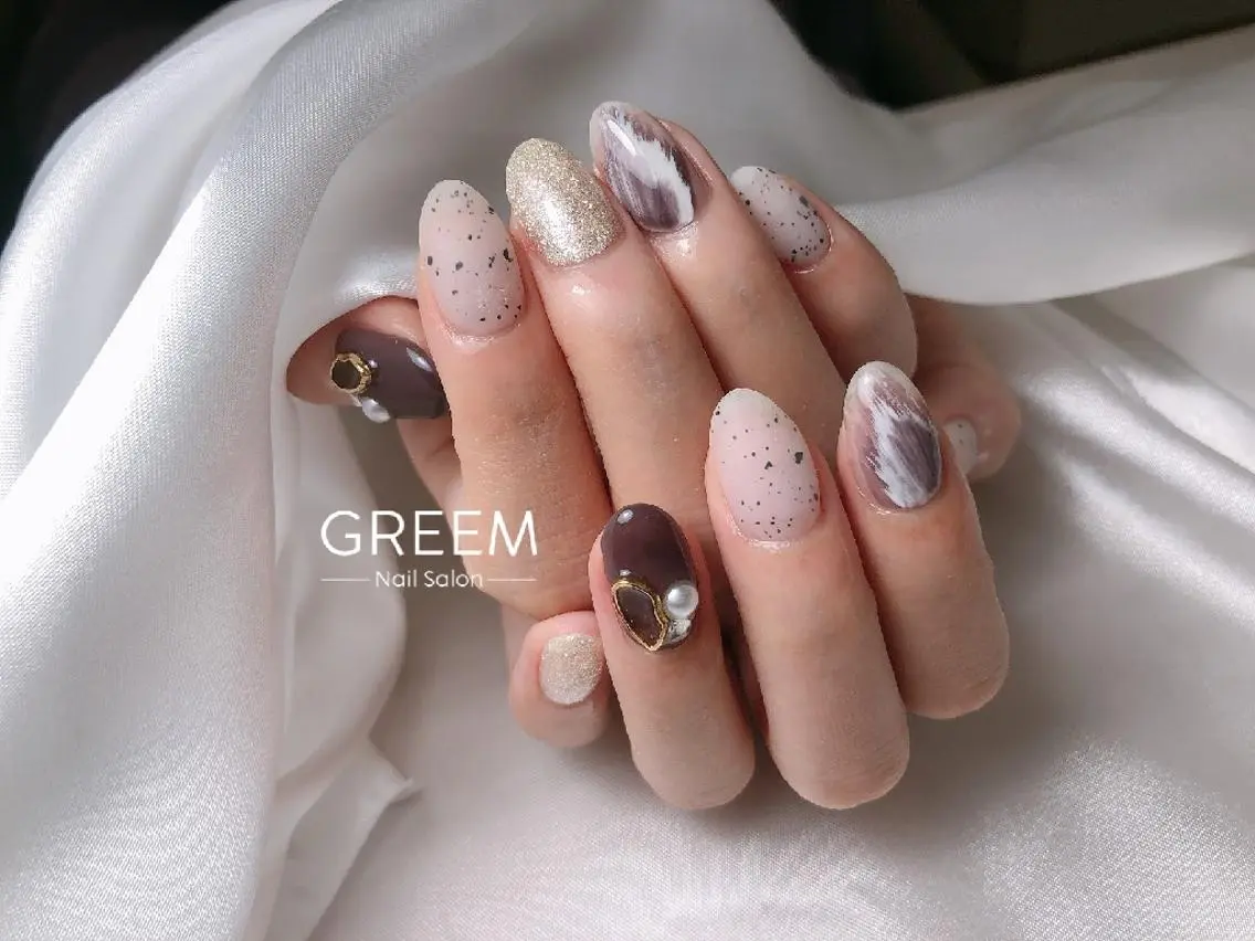 ネイル ジェルネイル GREEM グリームのネイルデザイン