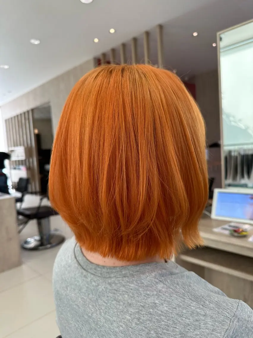 ミディアム ヘアカラー 御舩 青衣のヘアスタイル