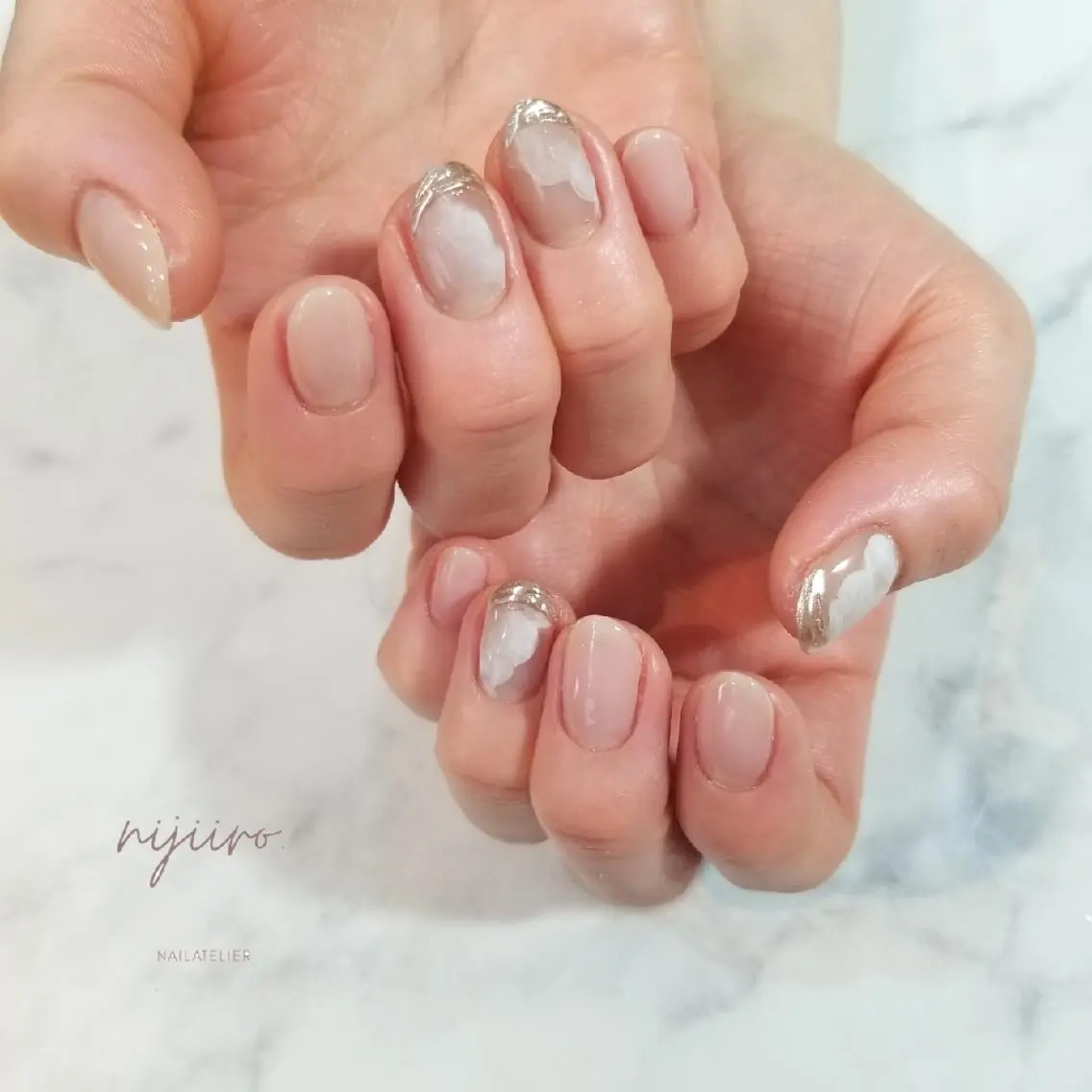 ネイル ハンドネイル nijiiro🌈 サトウのネイルデザイン