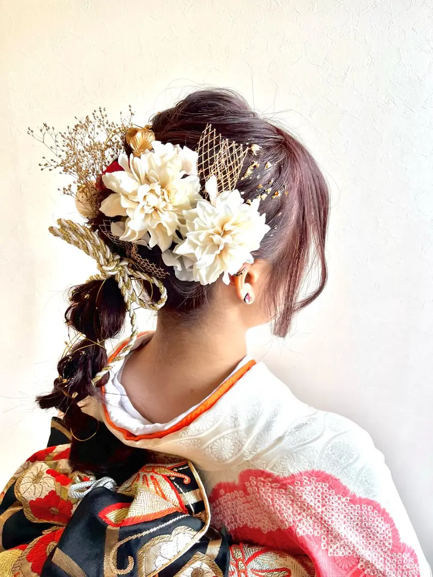 ヘアアレンジ 結婚式・ブライダル 卒業式のヘアスタイル ヘアセット ヤマモト ヒロミのヘアスタイル