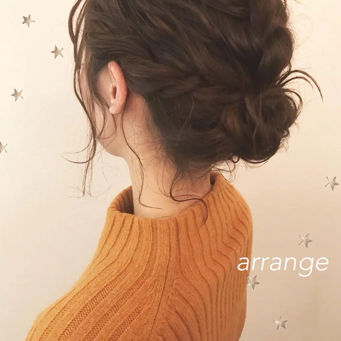 ミディアム ヘアアレンジ 市川 千夏のヘアスタイル