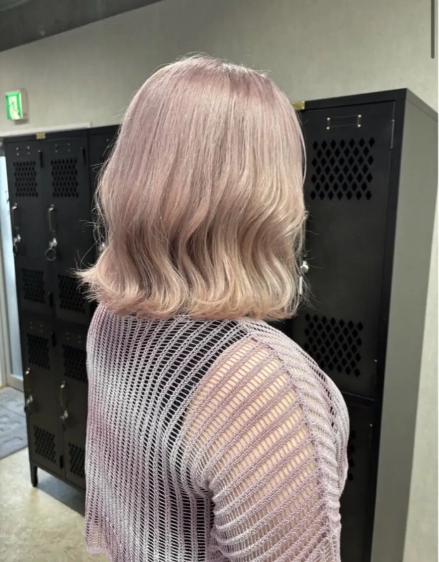 ミディアム カラー ベージュカラー ミルクティーベージュ ヘアカラー ニュアンスカラー/ 🫧レミ(坊主)のヘアスタイル