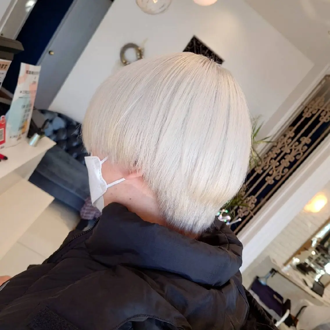 【ダメージレス】カット+ダブルカラーケアブリーチ+1stepTr¥19980の写真