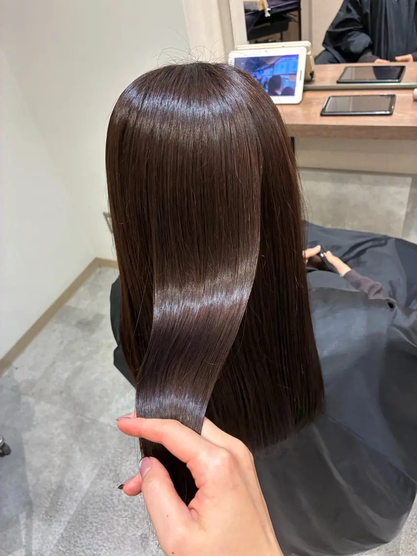 【人気NO.1】似合わせカット×透明感カラー×3ステップトリートメント¥14.000→¥9.500の写真