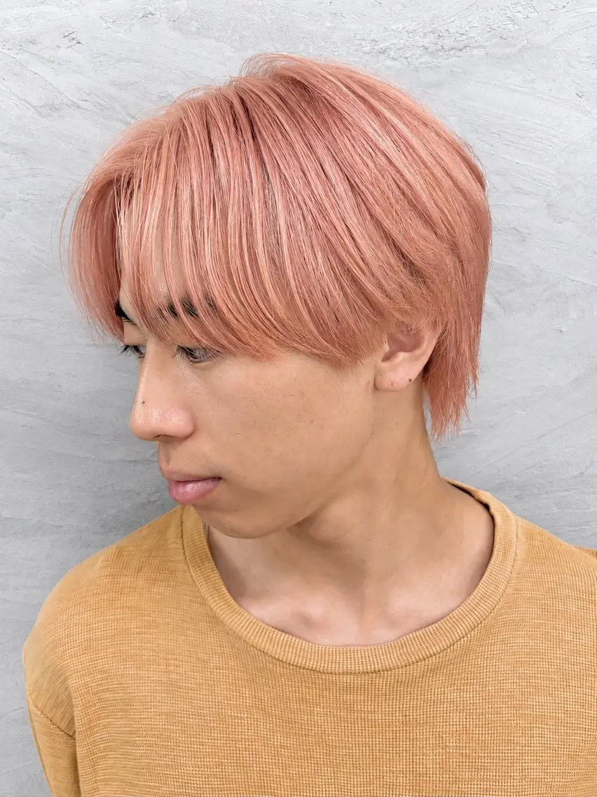 ミディアム メンズ メンズブリーチ 燕三条駅徒歩6分/ NOBUTA💎のヘアスタイル