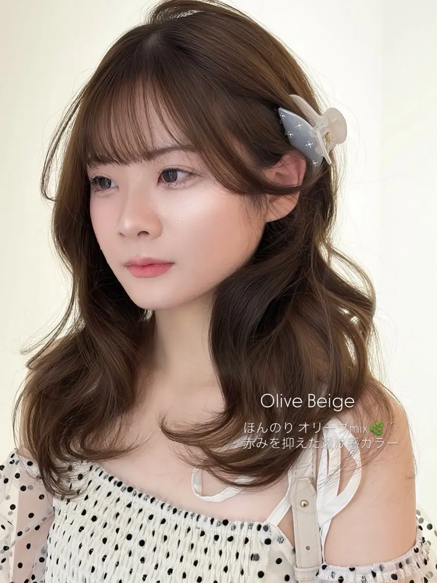 ロング カラー ヘアアレンジ ヘアカラー トリートメント ヘアセット ✧透明感ベージュ🤎 表参道takuto✧のヘアスタイル