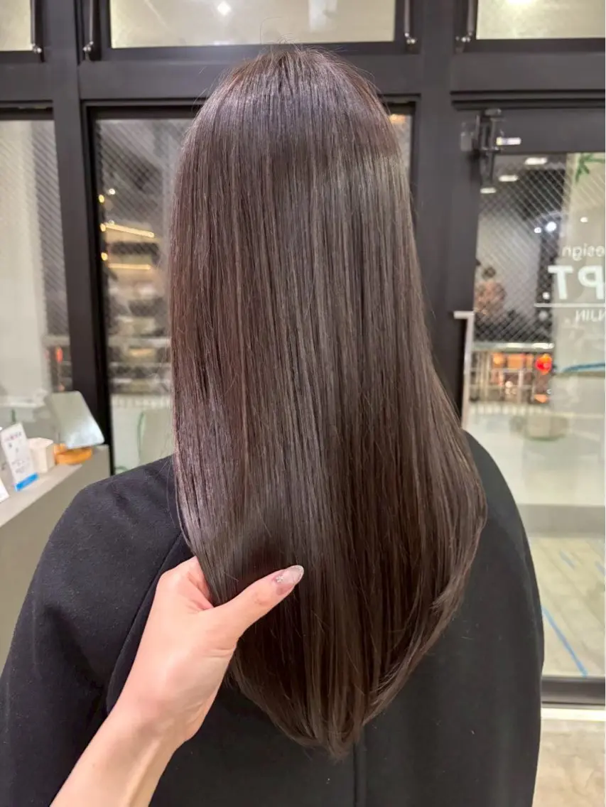 カラー 透明感カラー yuiのヘアスタイル