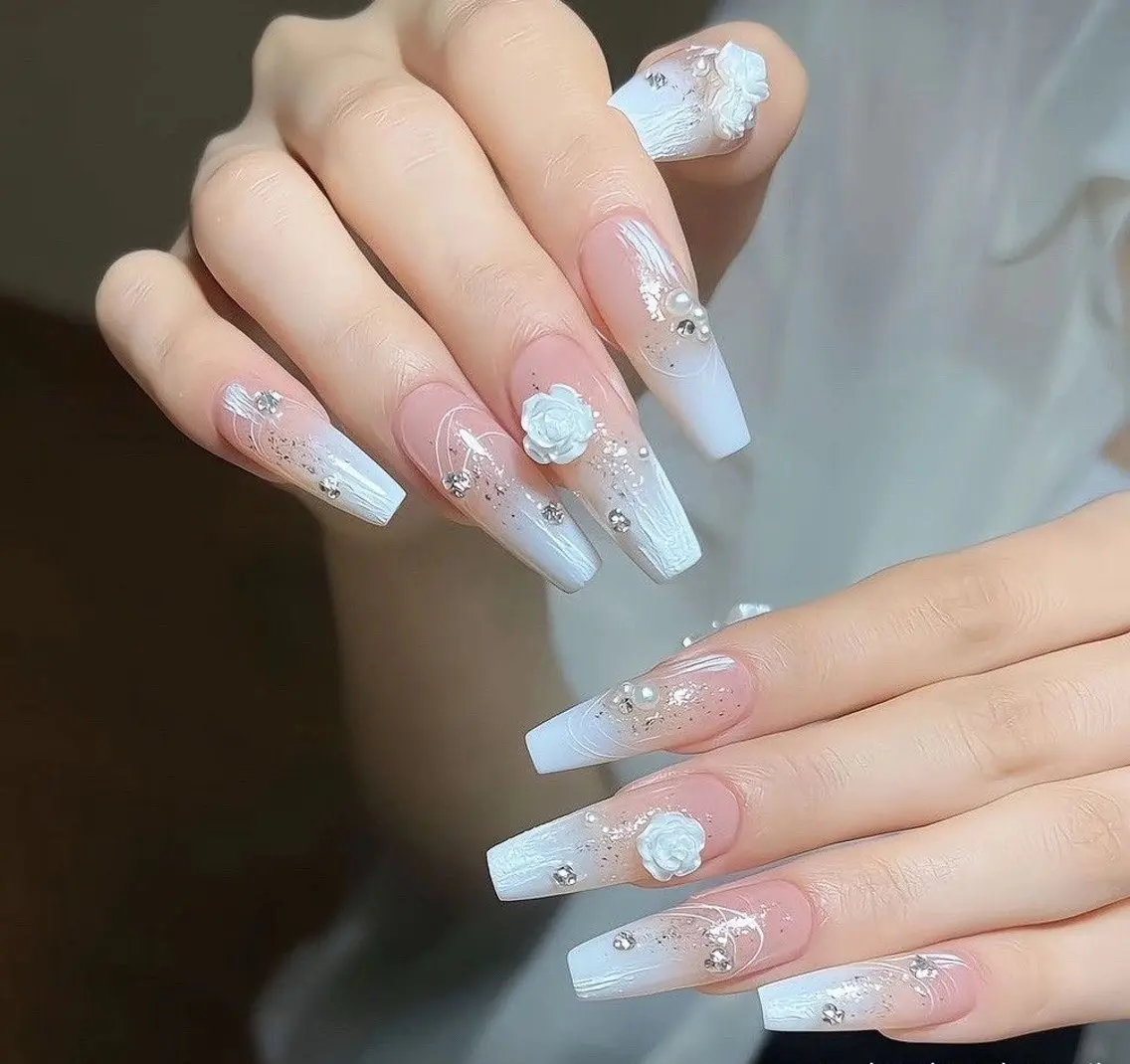 ネイル チークネイル フットネイル フレンチネイル グラデーション 韓国ネイル ハンドネイル Ribbonnail salonのネイルデザイン