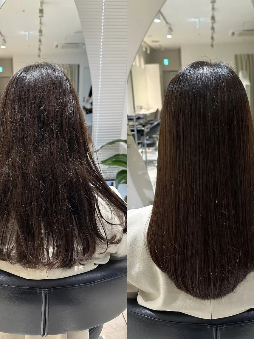 ロング パーマ 縮毛矯正 トリートメント 美髪矯正🫧艶髪特化 🫧関口太郎のヘアスタイル