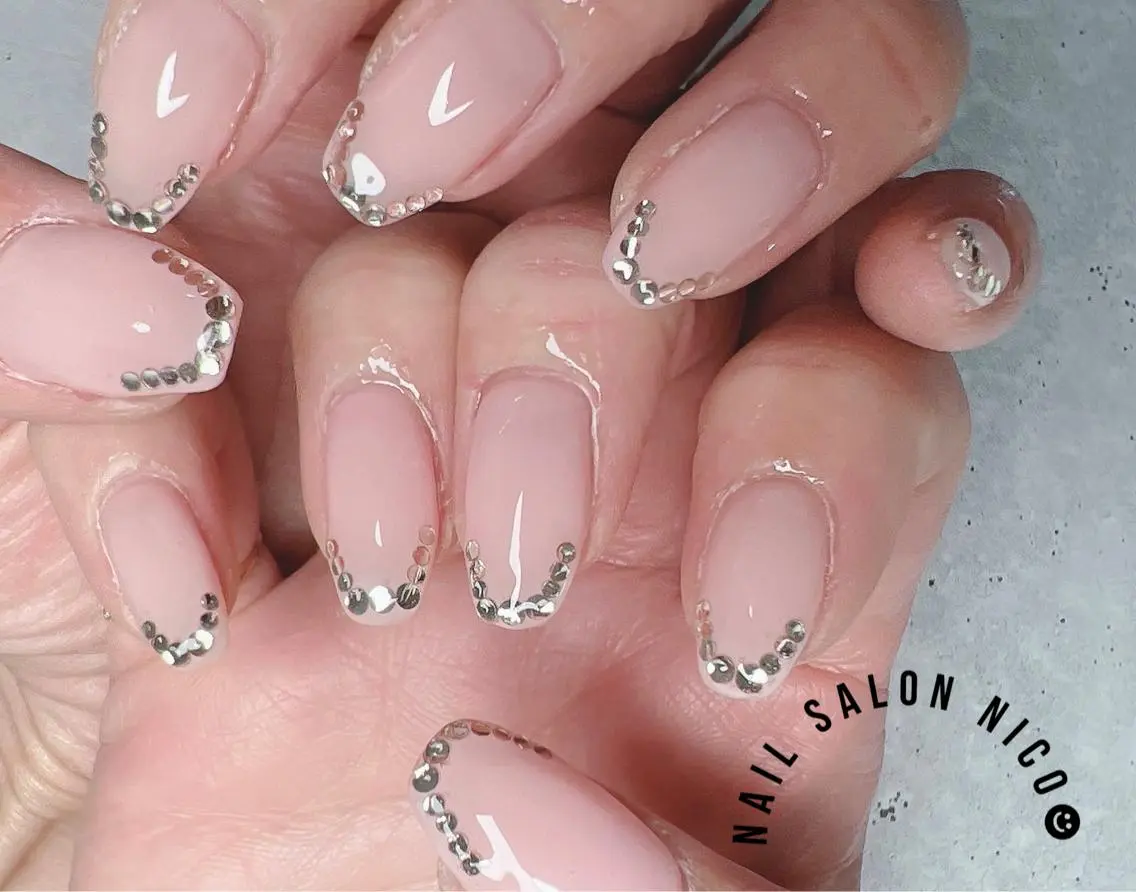 ネイル ストーンネイル Nail salon nico☻のネイルデザイン