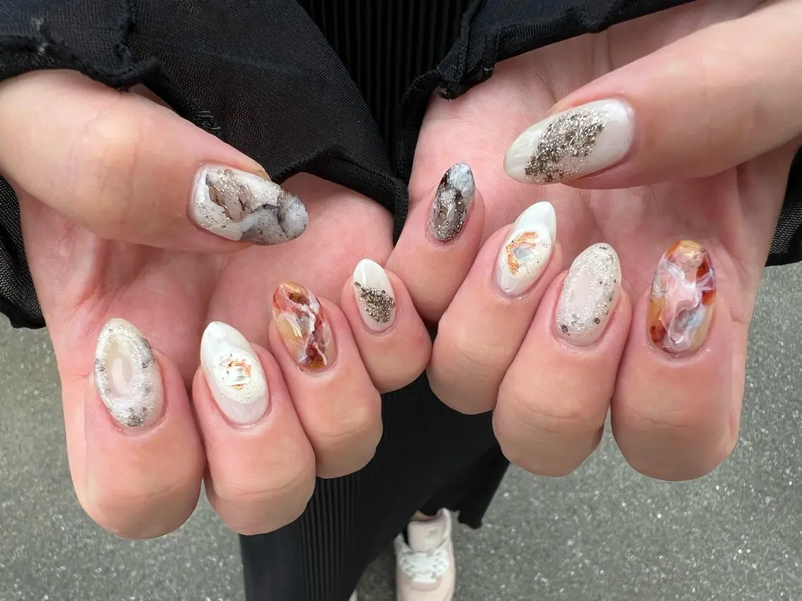 ネイル ハンドネイル 鮎川 沙希のネイルデザイン