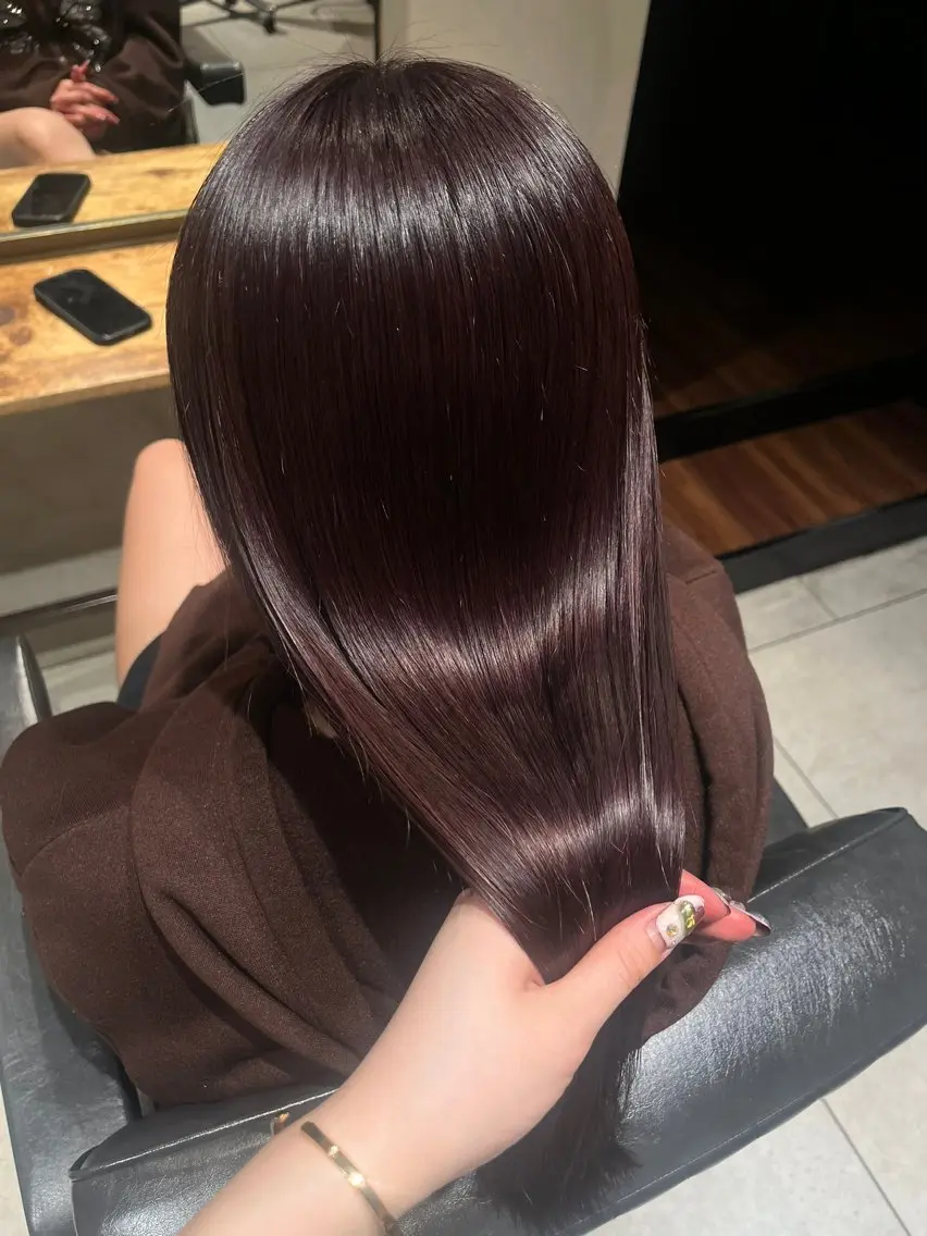 ロング カラー カット ヘアカラー トリートメント TaNa. 笑南(えみな)のヘアスタイル