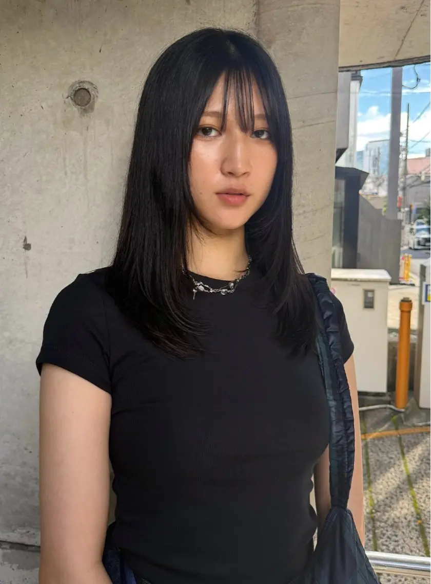 セミロング 🦖無料ロングカット モデル🦕　kanoのヘアスタイル