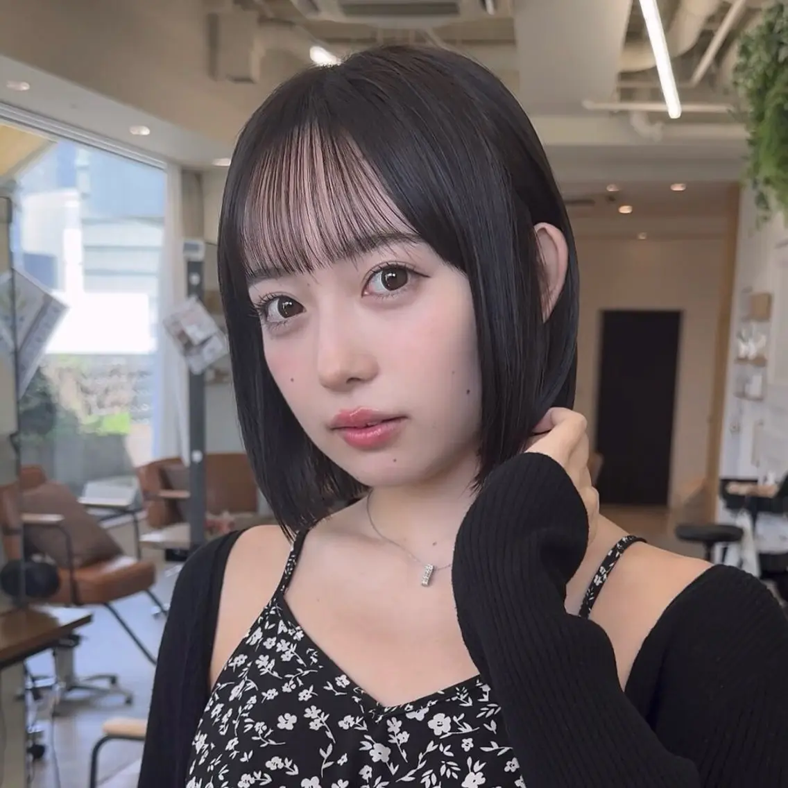 ショート カット ヘアカラー トリートメント きら🎀ボブ/ 透明感カラーのヘアスタイル