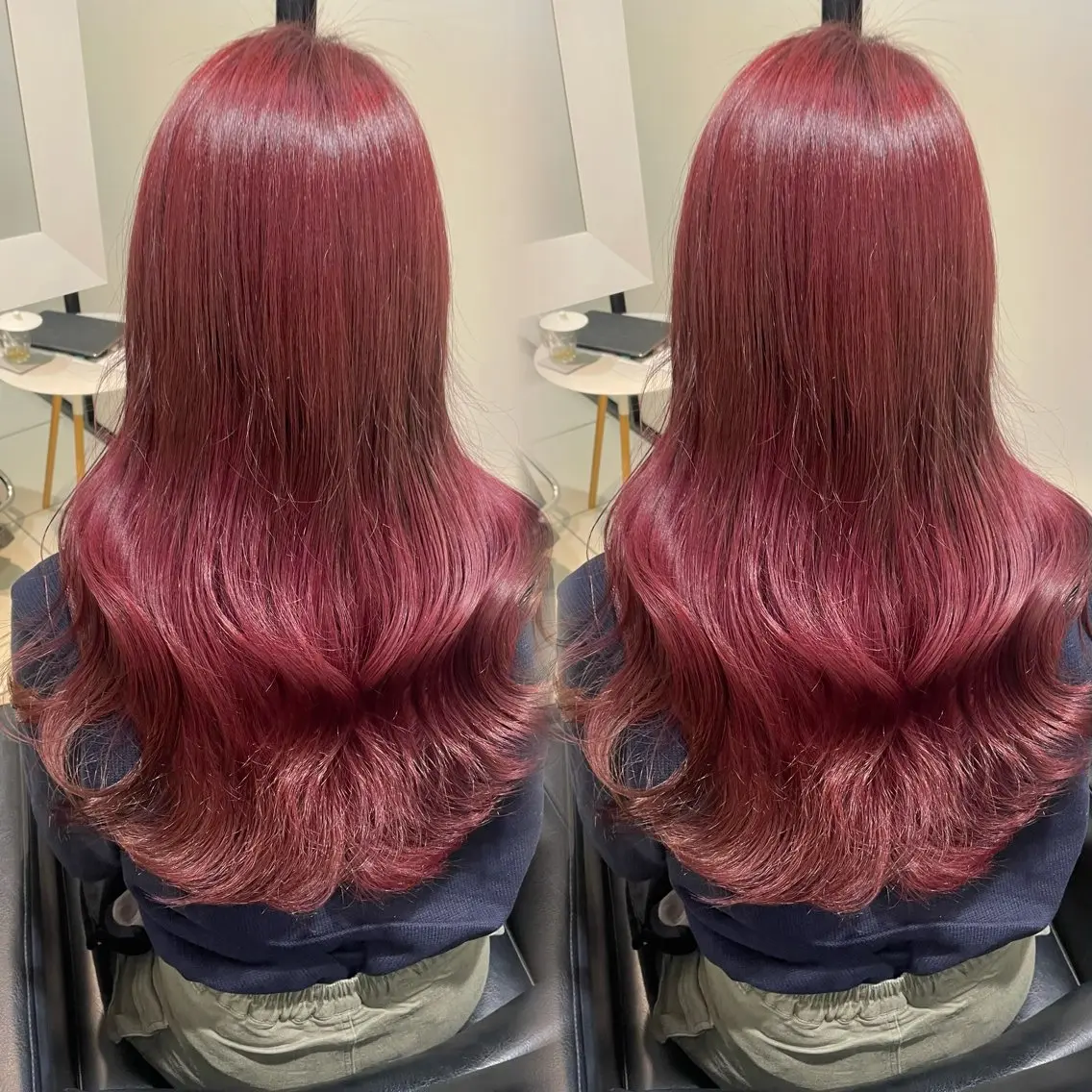 ロング カラー カット ヘアカラー トリートメント ブリーチなしカラー kana🐱のヘアスタイル
