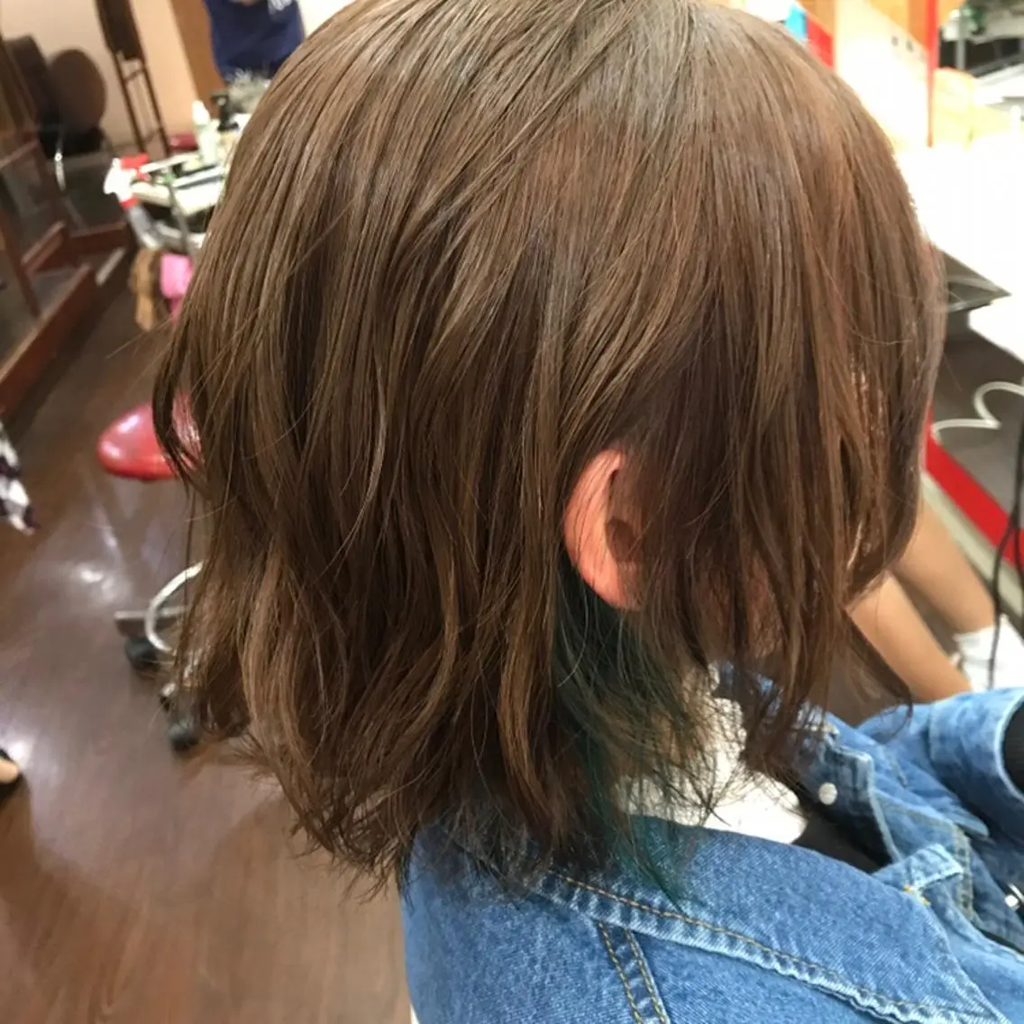 ミディアム カラー 櫻井 なんなのヘアスタイル