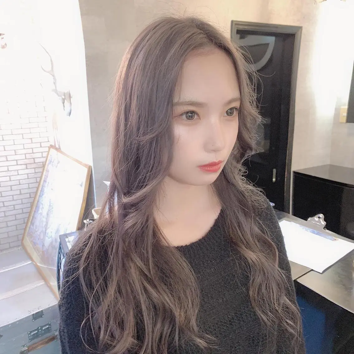 ロング ヘアカラー 佐藤 香太のヘアスタイル