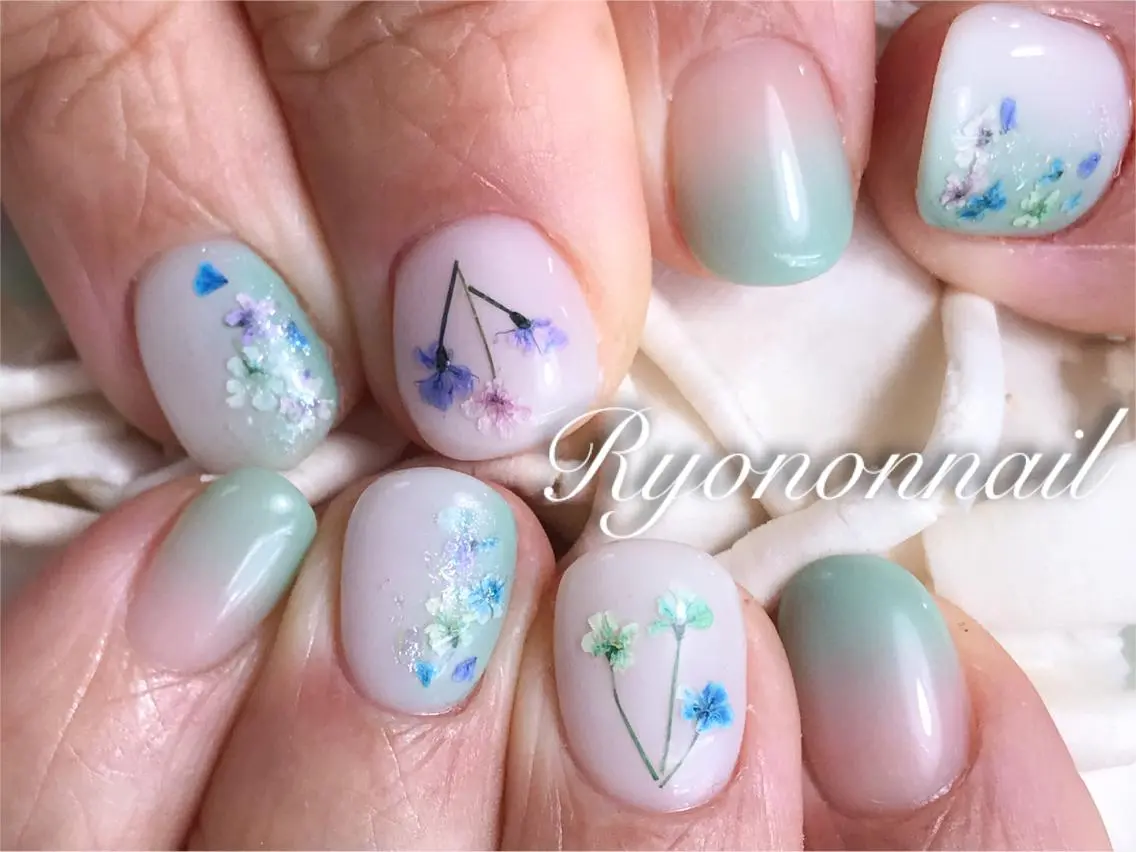 ネイル ショートネイル Ryononnail 上谷典子のネイルデザイン