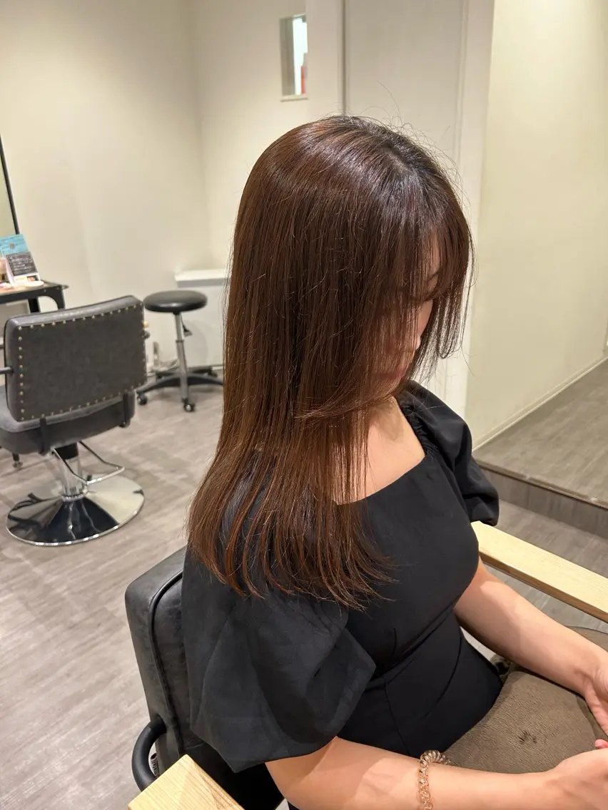 セミロング 片平 帆香のヘアスタイル