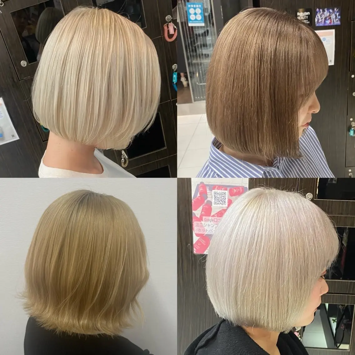 ショート ボブ 🫧ハイトーン/ ペールカラー🕊♡雛のヘアスタイル