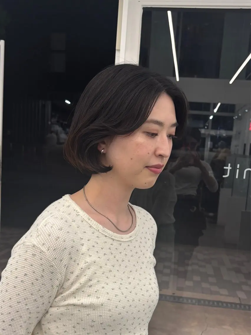 ショート ボブ トレンド🌷 ボブ　パーマ🩰のヘアスタイル
