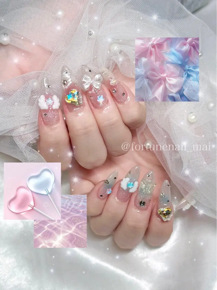 ネイル チークネイル ハンドネイル 🎀Mai 🎀のネイルデザイン