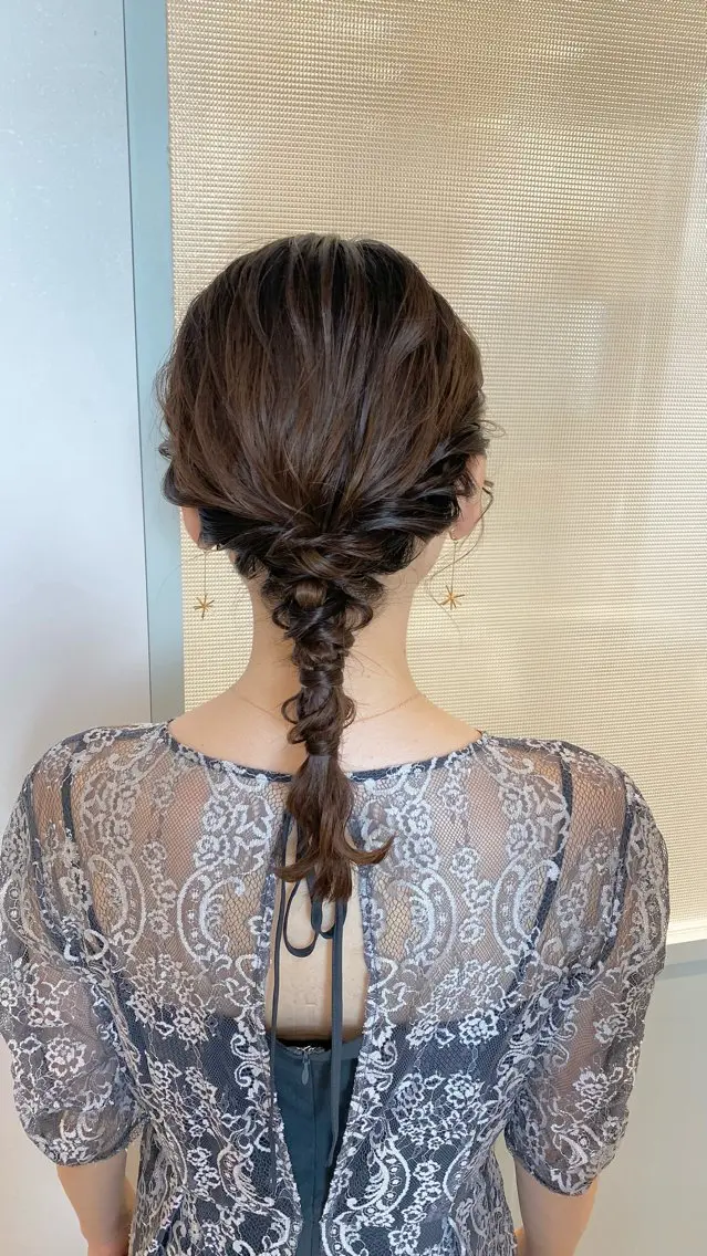 ヘアアレンジ 似合わせ艶髪カラー ❤️ハダユミのヘアスタイル