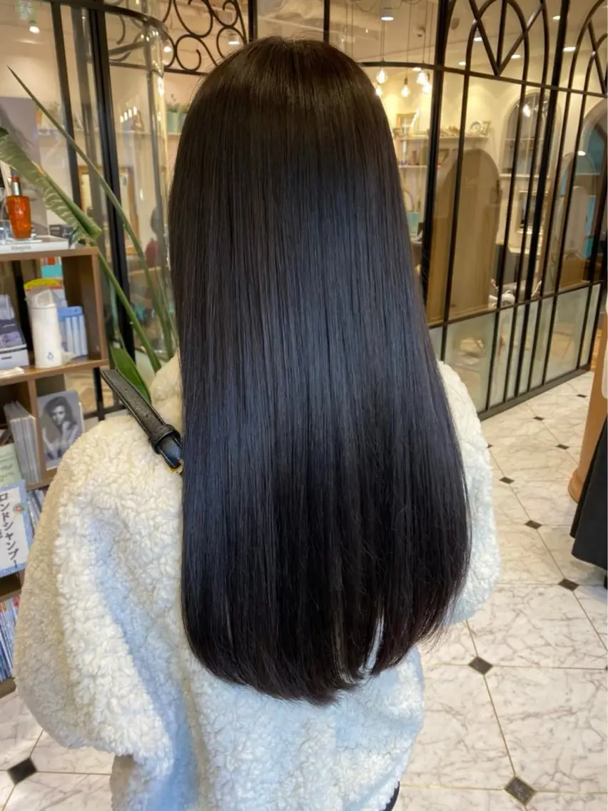 ロング カラー ヘアアレンジ ⭐️巻ける縮毛矯正/ レイヤー to-kiのヘアスタイル