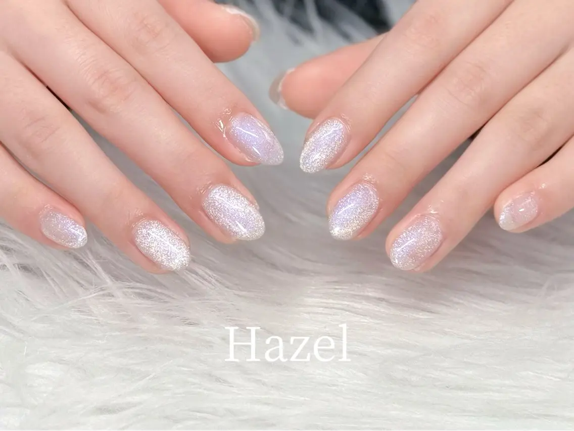ネイル マグネットネイル マグネットワンカラー ワンカラーネイル ♡Hazel 吉祥寺♡のネイルデザイン