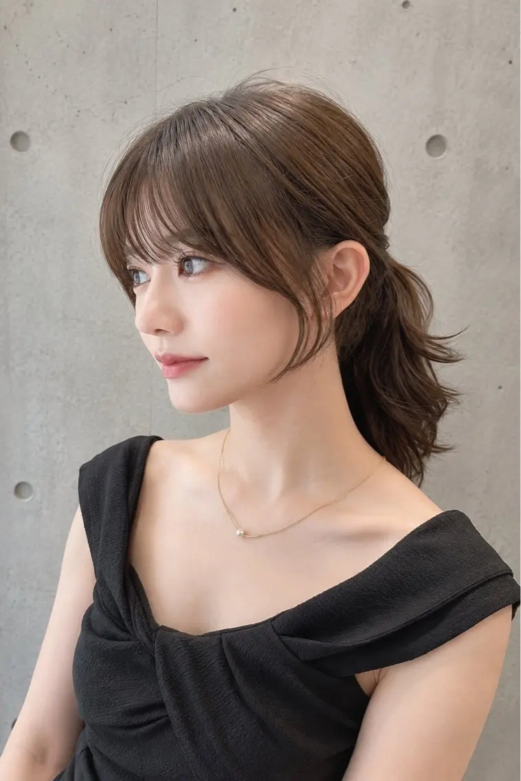 ミディアム カラー パーマ ヘアアレンジ ミディアムレイヤー 顔まわりレイヤー 顔周りカット レイヤーカット 似合わせカット カット ヘアカラー トリートメント ☘️透明感カラー☘️ レイヤー/コウスケのヘアスタイル