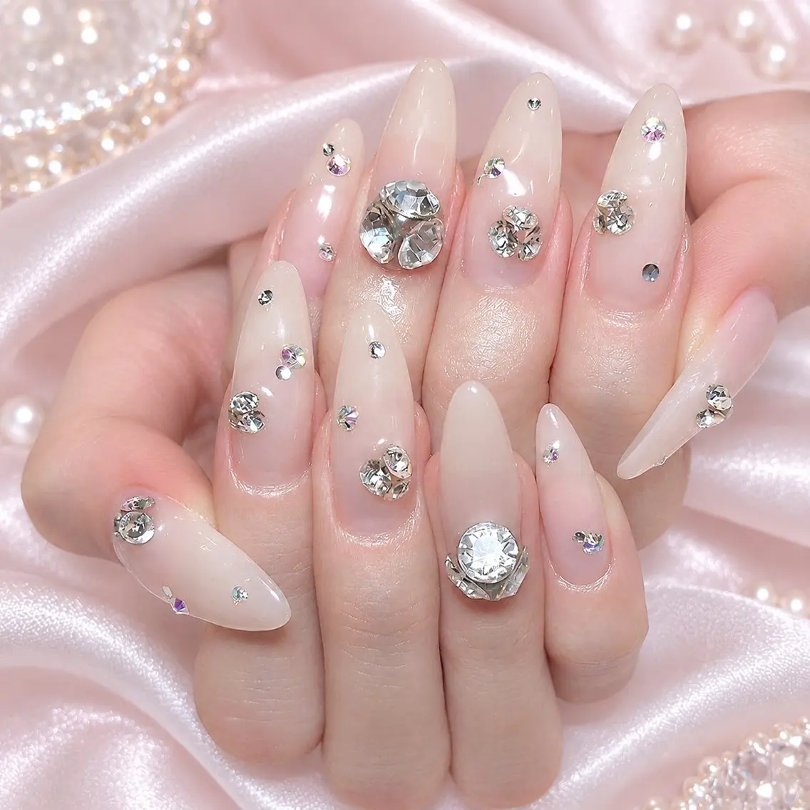 ネイル 韓国ネイル マグネットネイル 持ち込み RINA Nailのネイルデザイン