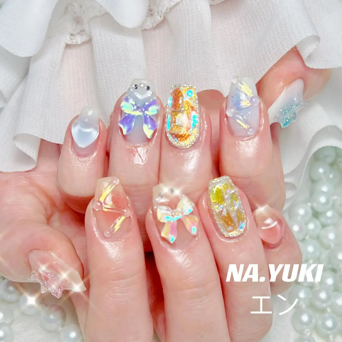 ネイル ハンドネイル ハンドケア ナユキNA.YUKI 池袋店のネイルデザイン