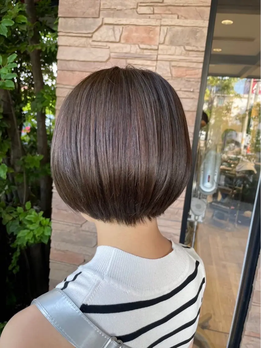 ショート カラー ヘアカラー 🫧ナチュラル矯正 /カラー🫧あやりのヘアスタイル