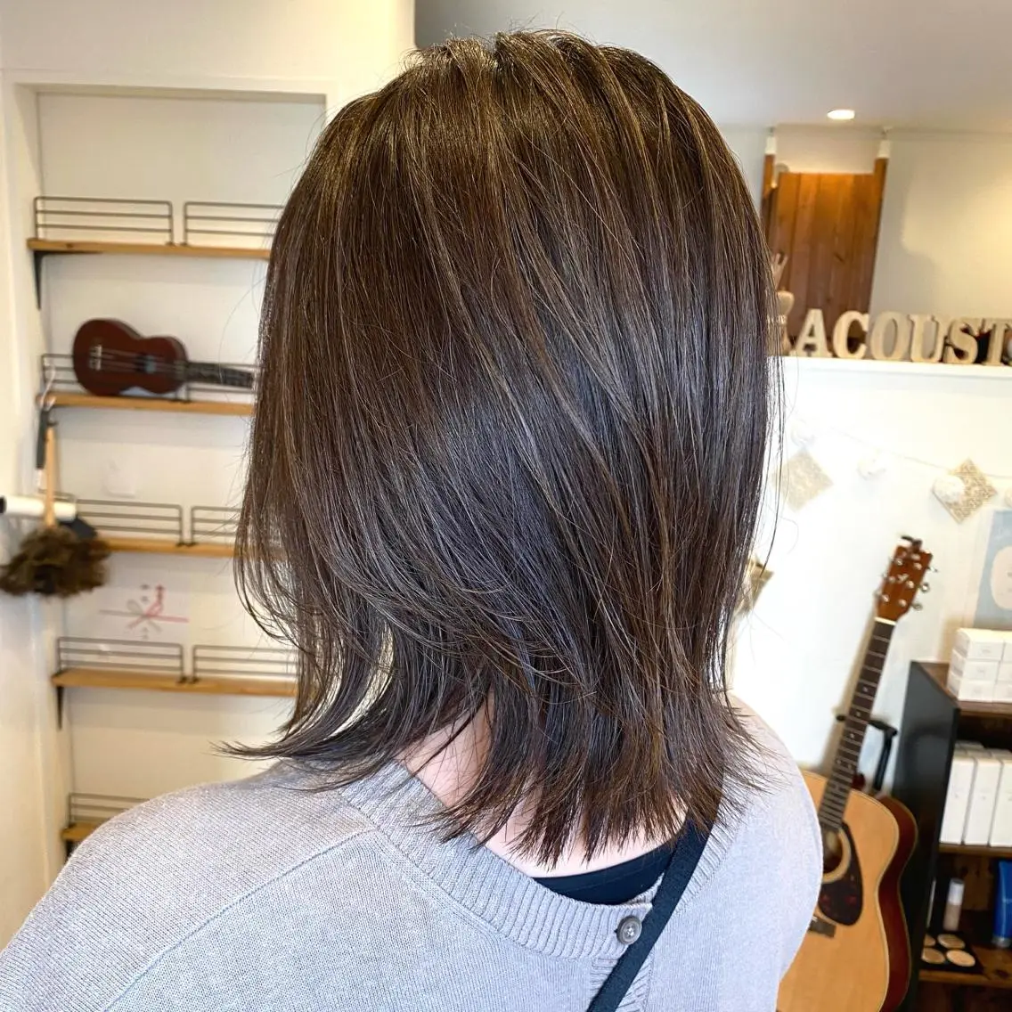 ミディアム 武田 悠生乃のヘアスタイル