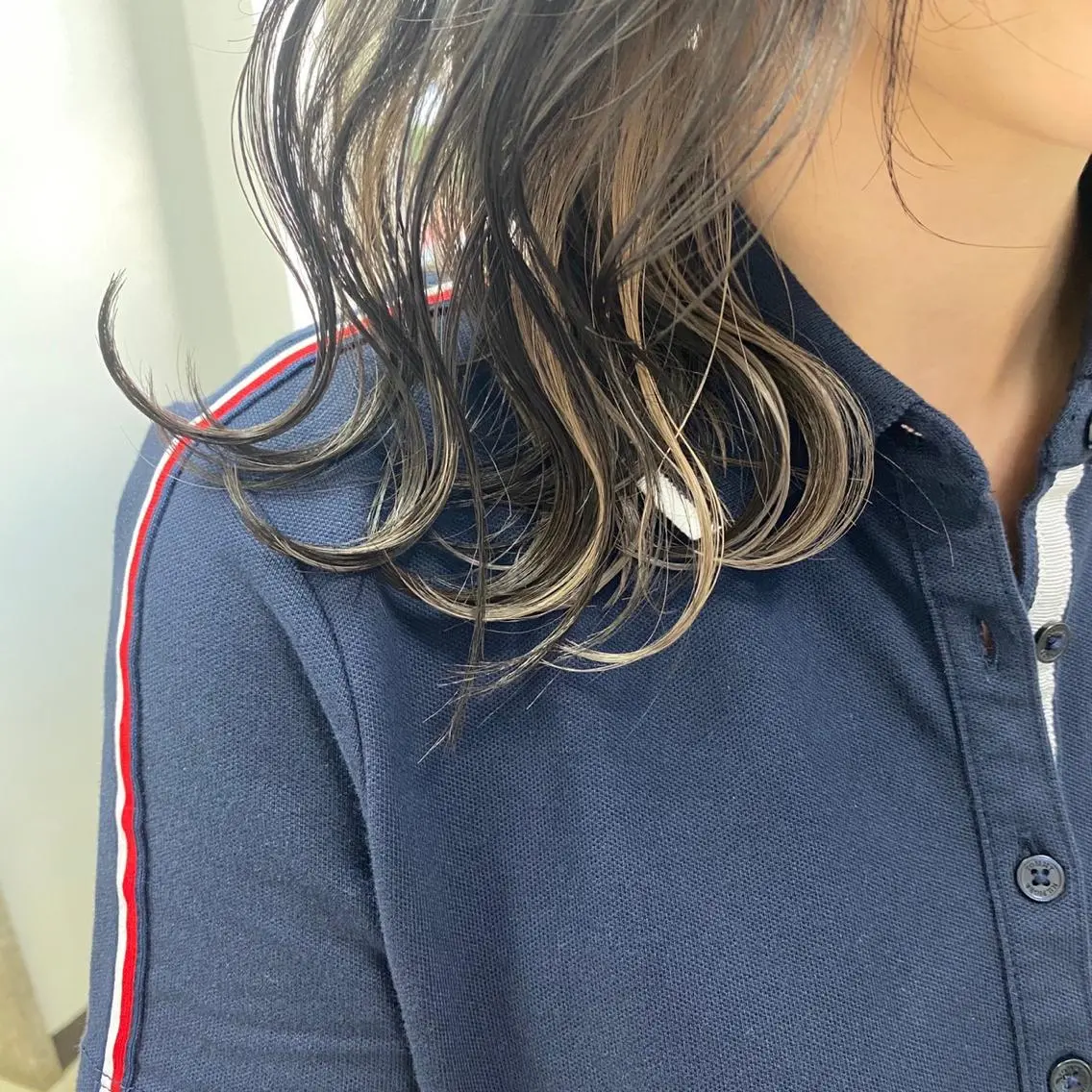 セミロング カラー パーマ ヘアアレンジ メンズ キッズ ネイル マツエク・マツパ 韓国/トレンド レイヤー【101】のヘアスタイル