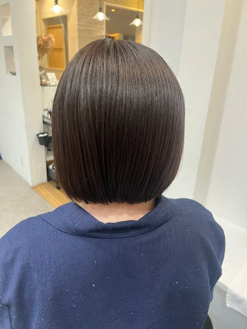 ショート ボブ カット 無料カットモデル‪✨ ✂️Nanami🌷のヘアスタイル