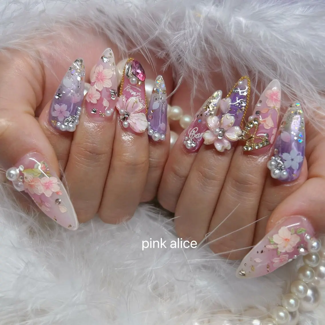 ネイル nail salon Pink Aliceのネイルデザイン