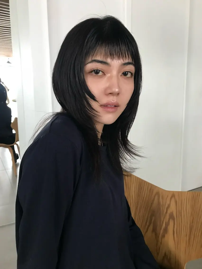 カラー ヘアカラー hina KEEDAのヘアスタイル