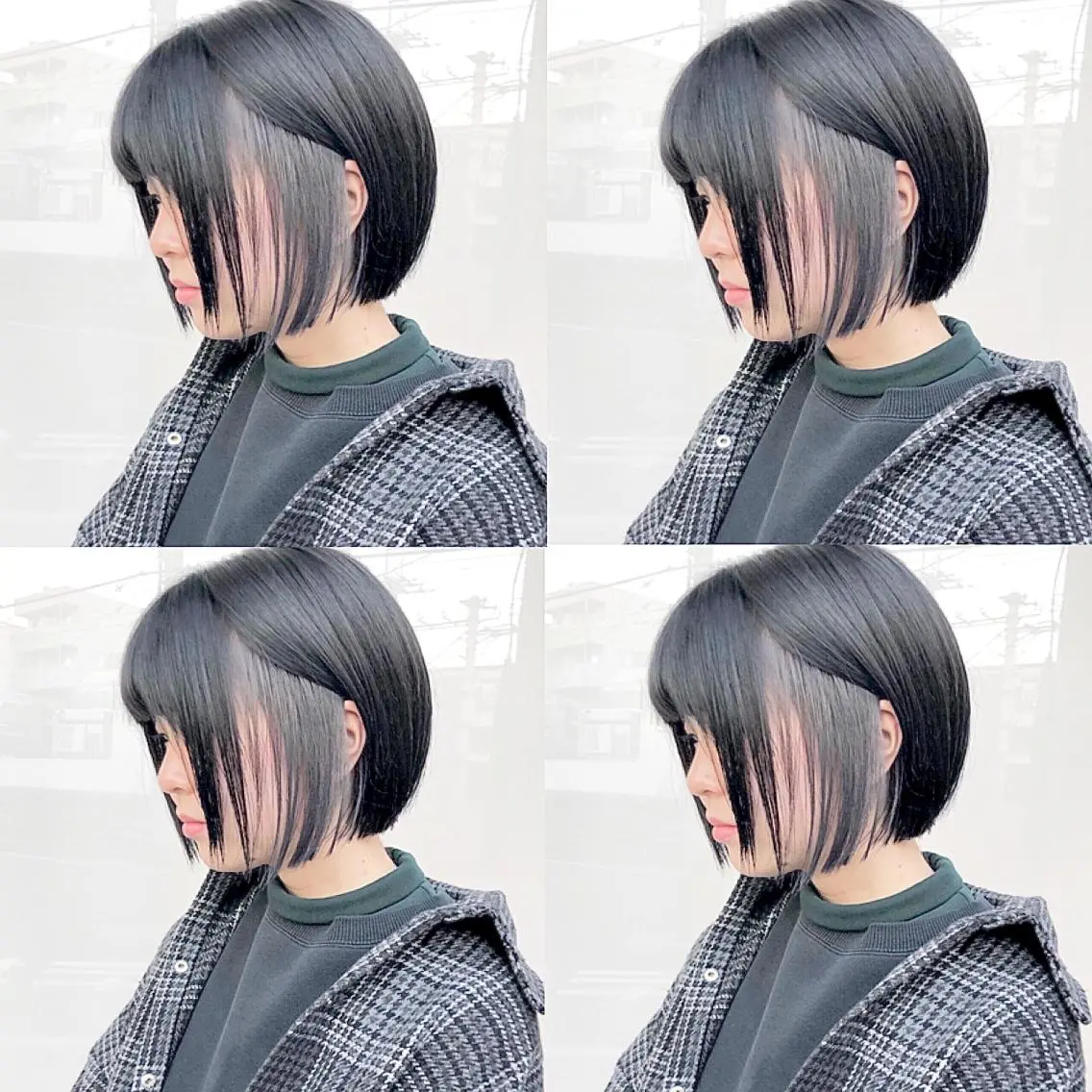 ショート カラー ウルフカット ハッシュカット/七海のヘアスタイル