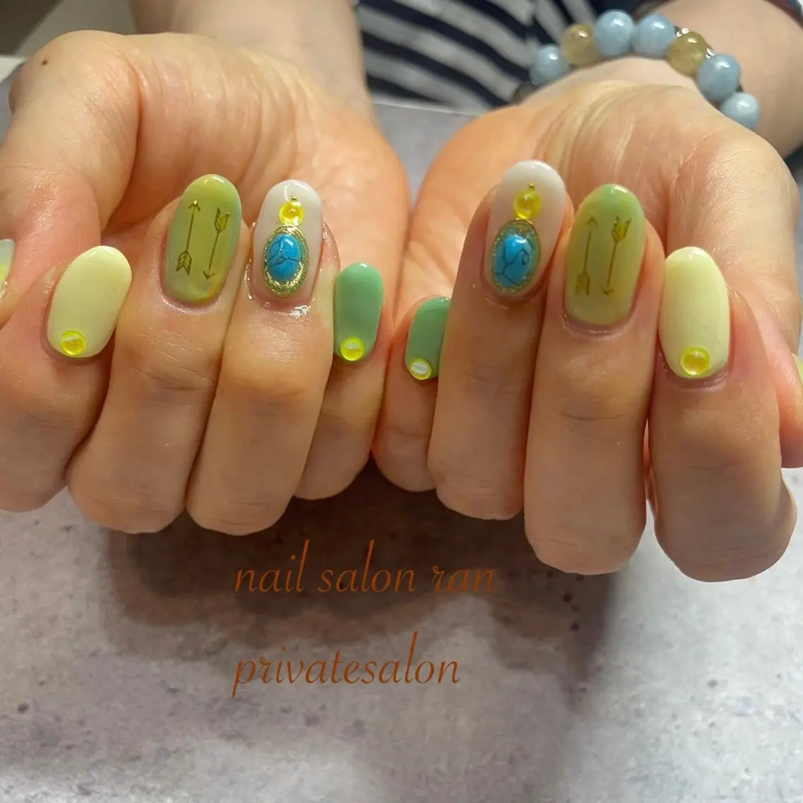 ネイル ハンドネイル ハンドケア nailsalon ranのネイルデザイン