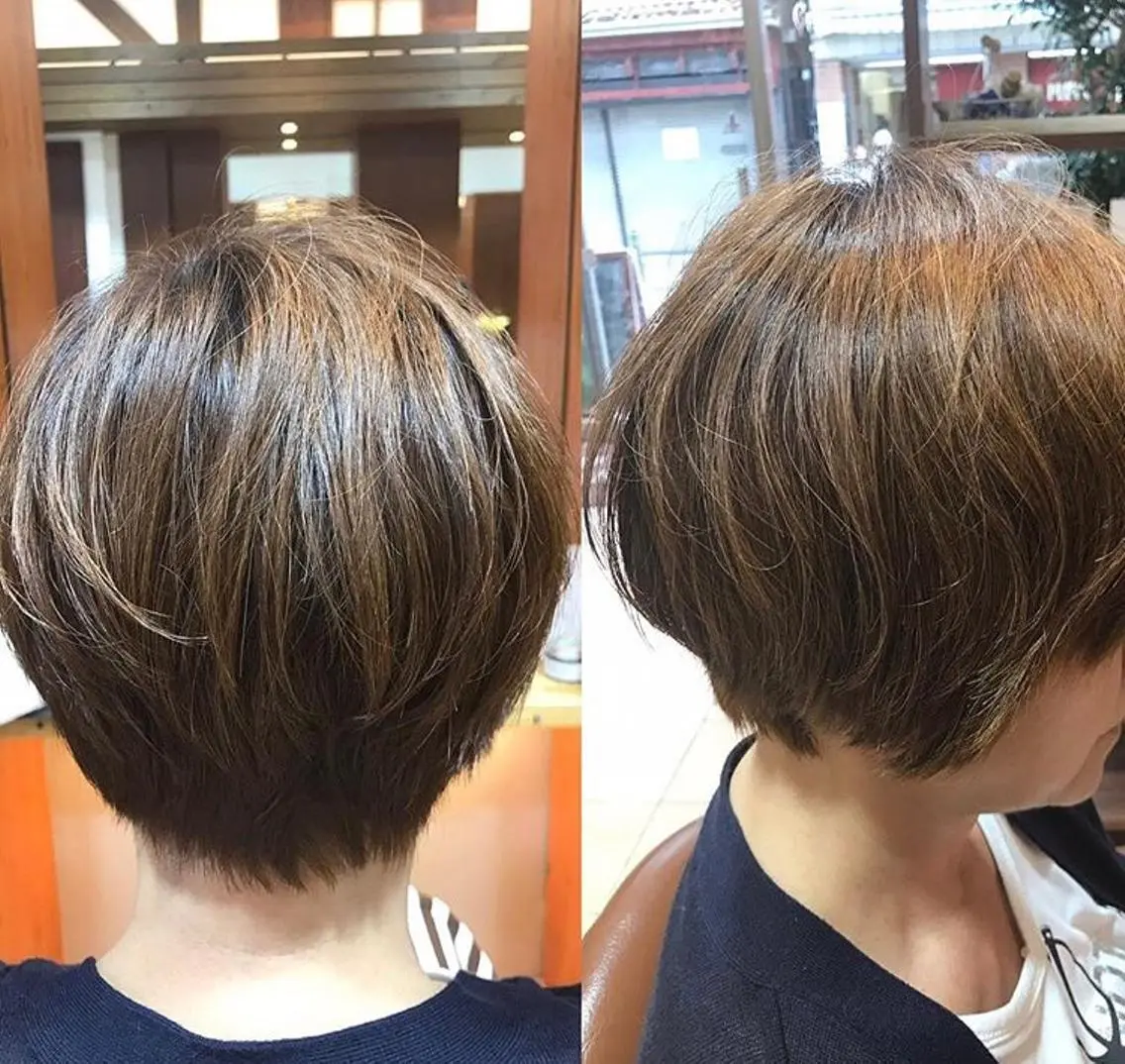 ショート ✂︎ショート、ボブ、 レイヤー🩵YUMIのヘアスタイル