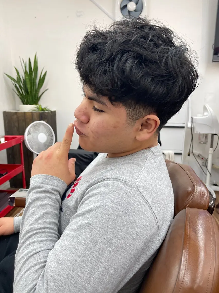 メンズ カット 女性理容師 黒岩　さちのヘアスタイル