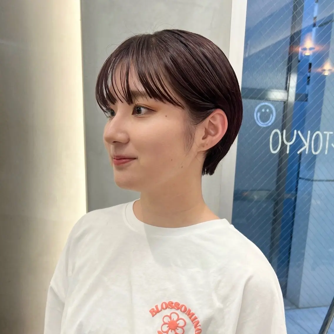 ショート カラー 🤍ブリーチなしカラ ー/渋谷/YUU🤍のヘアスタイル