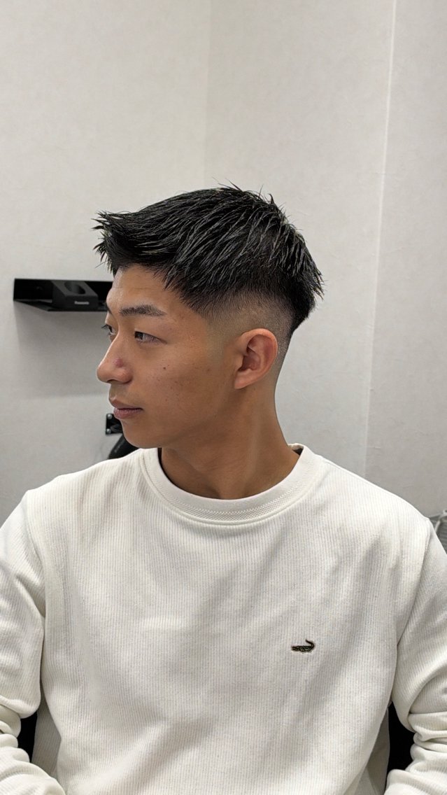 メンズ SHIZUKU スパイキーショートのヘアスタイル