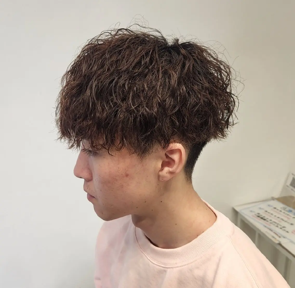 ショート パーマ メンズ 【イケメン風パーマ】 SHOFYのヘアスタイル