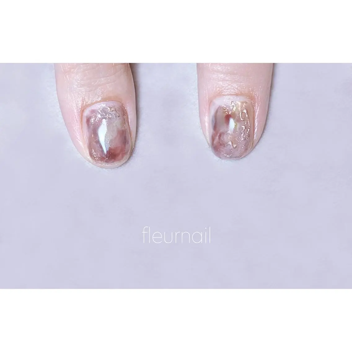 ネイル ジェルネイル パラジェル 春ネイル ハンドネイル fleurnail miuraのネイルデザイン