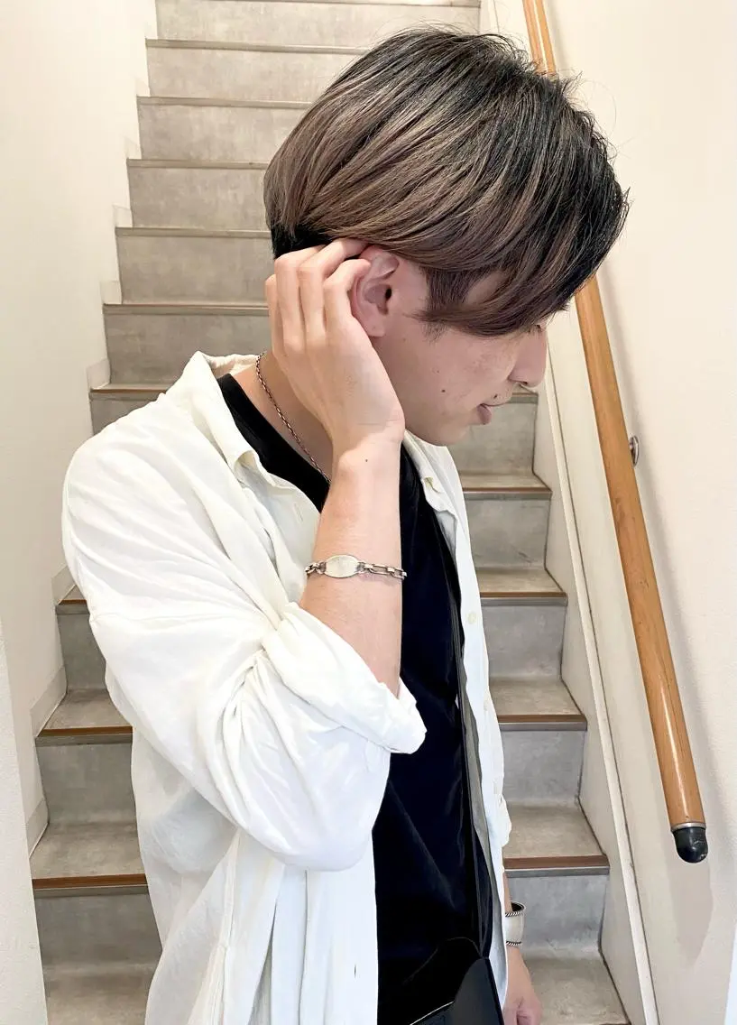 メンズカット+カラー+クイックトリートメントの写真