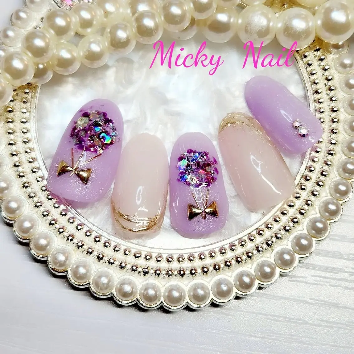 ネイル 春ネイル Micky nail chikushinoのその他イメージ